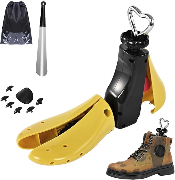 Shoe Stretcher Women Men, Boot Stretcher Wide Feet, 4-Way Boot Widener & Expander for Adjustable Length & Width