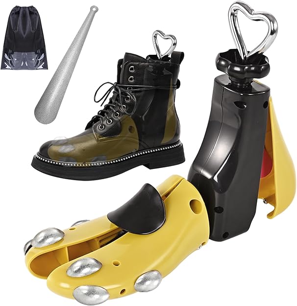 Shoe Stretcher Women Men, Shoe Tree Wide Feet, 4 Way Shoe Widener Expander for Adjustable Length Width