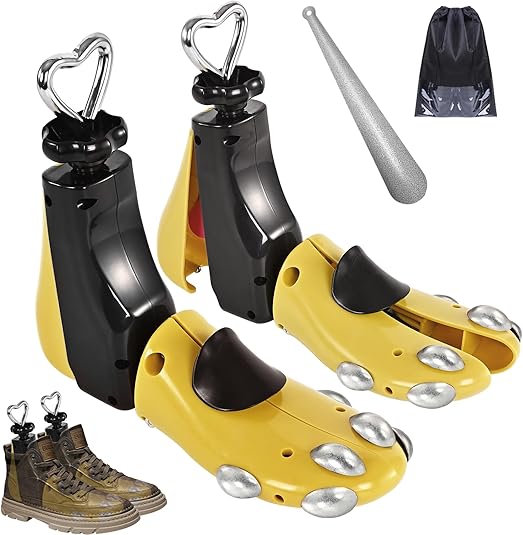 Shoe Stretcher Women Men, Boot Stretcher Wide Feet, 4-Way Shoe Widener & Expander for Stretch Length & Width