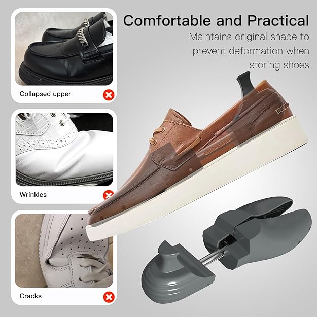VIVEBEI Shoe Tree for Men and Women, Shoe Stretcher for Sneakers Leather Prevent Creases Maintain Shape