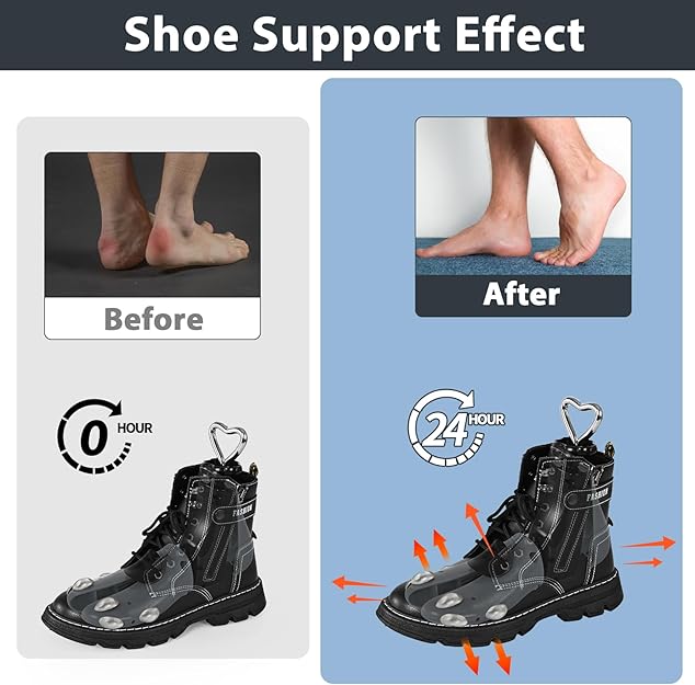 VIVEBEI Shoe Stretcher Women Men, Boot Stretcher Wide Feet, 4-Way Shoe Widener & Expander for Stretch Length & Width; Lfor Women’s 11-14; Men