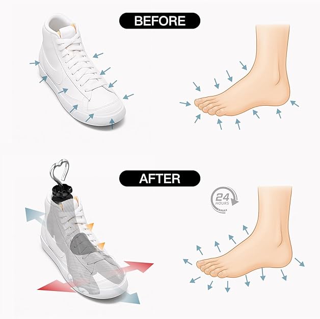 VIVEBEI Shoe Stretcher Women Men, Boot Stretcher Wide Feet, 4-Way Shoe Widener & Expander for Stretch Length & Width