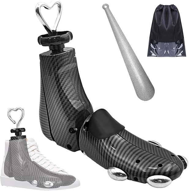 VIVEBEI Shoe Stretcher Women Men, Boot Stretcher Wide Feet, 4-Way Shoe Widener & Expander for Stretch Length & Width