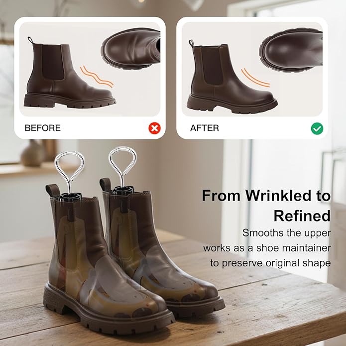 VIVEBEI Shoe Stretcher Women Men, Boot Stretcher for Wide Feet, Shoe Tree Adjustable Boot Widener Expander (1 Pcs, Not a Pair)